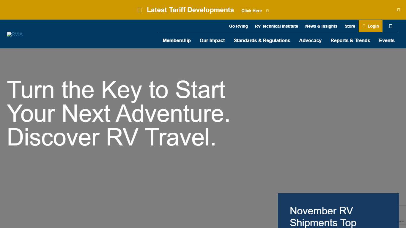 The leading trade voice of the RV industry RVIA