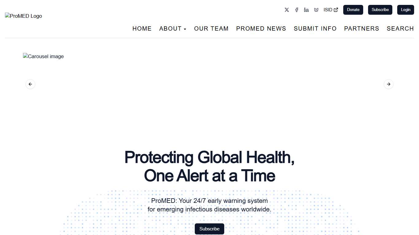 Protecting Global Health, One Alert at a Time ProMED